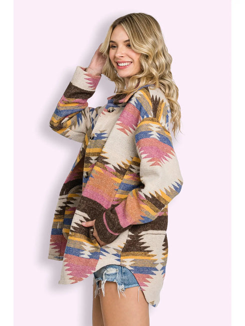 COLORFUL AZTEC JACKET